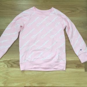Pink champion sweatshirt
